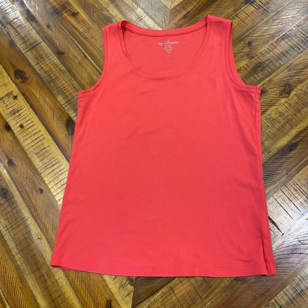 Chicos Coral tank top